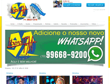 Tablet Screenshot of liberalfm.com.br